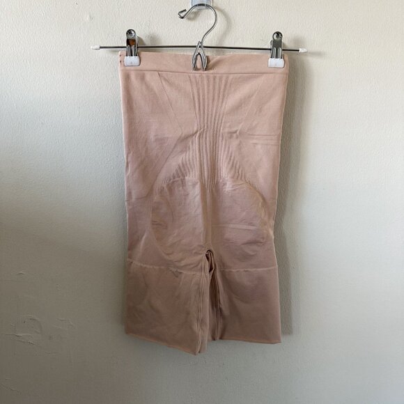 Spanx High-Waisted Shapewear Shorts - Nude - S/P - Ultra Smoothing - Picture 2 of 4